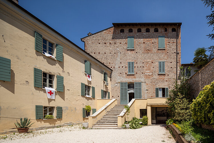 Das Gebäude des Rotkreuzmuseums in Castiglione