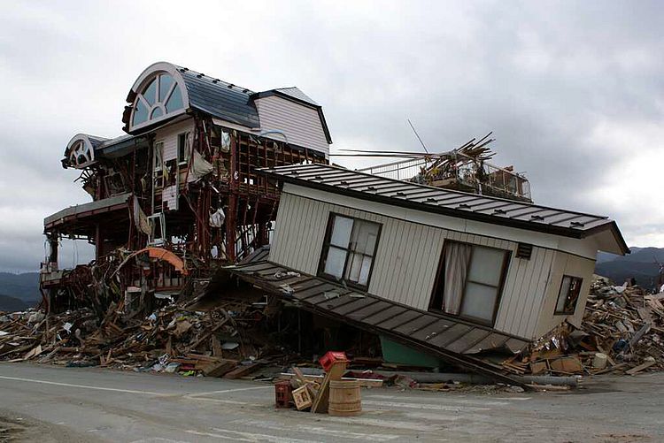 Das Seebeben und der darauf folgende Tsunami sorgten in ganz Japan für große Verwüstungen