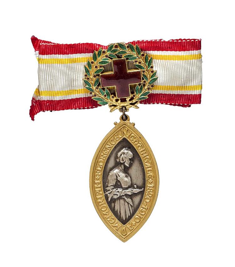 Florence-Nightingale-Medaille aus dem Rotkreuz-Museum Luckenwalde